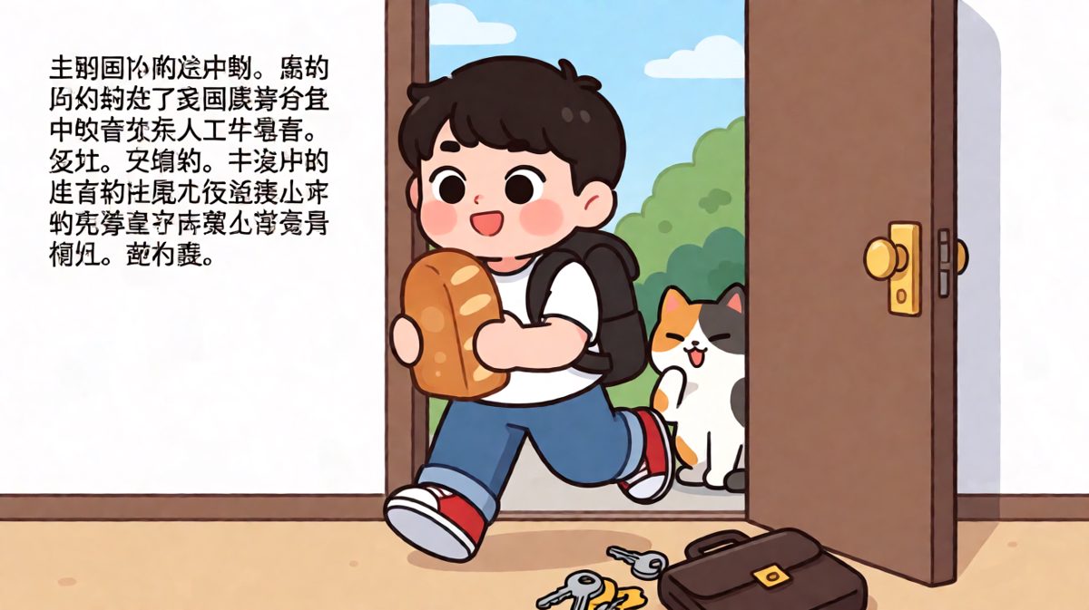 早上好！用头跟你打招呼！