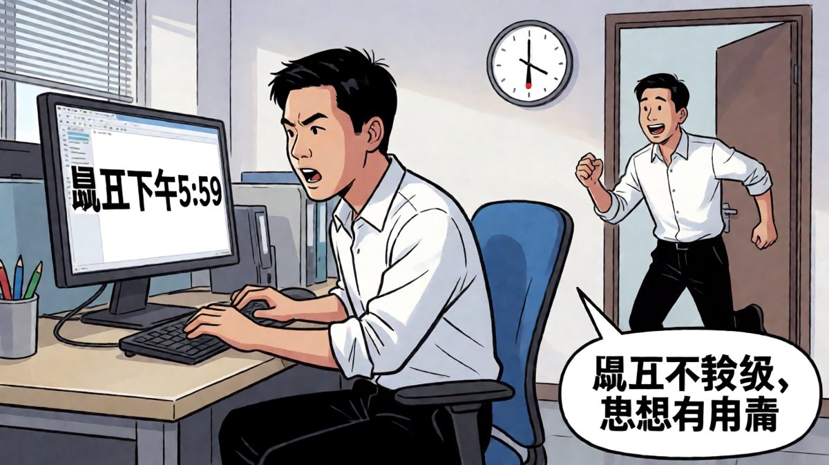 周五的最后一秒，打工人觉醒了超能力