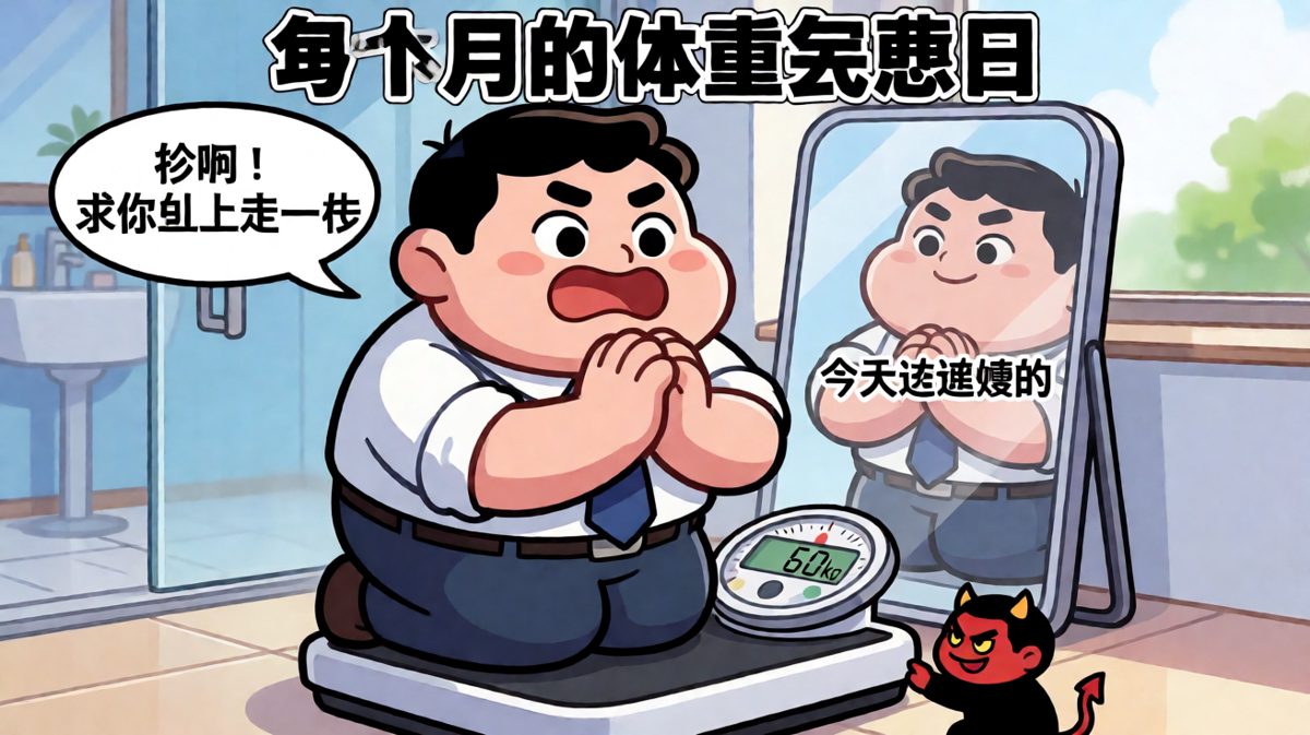 体重秤，你是懂怎么伤害人的