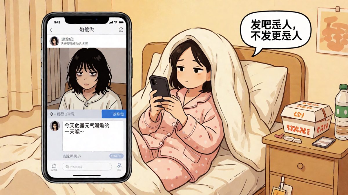 朋友圈文案改了十八遍，最后发了张网图