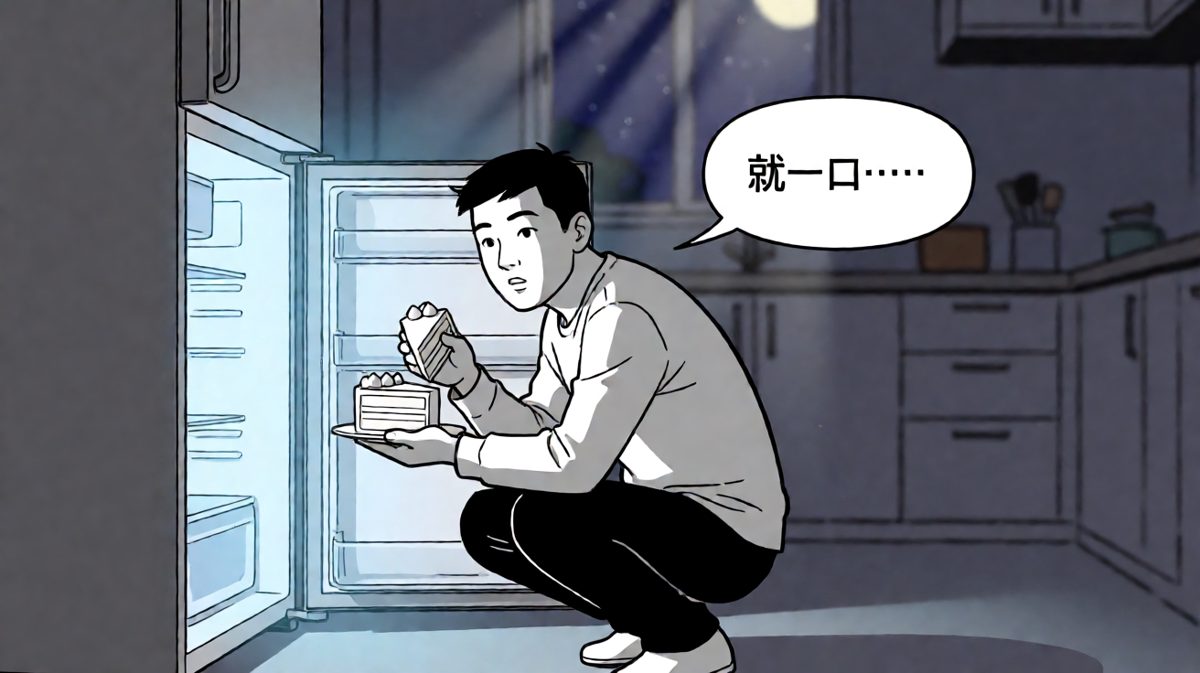 深夜的冰箱才是最危险的诱惑