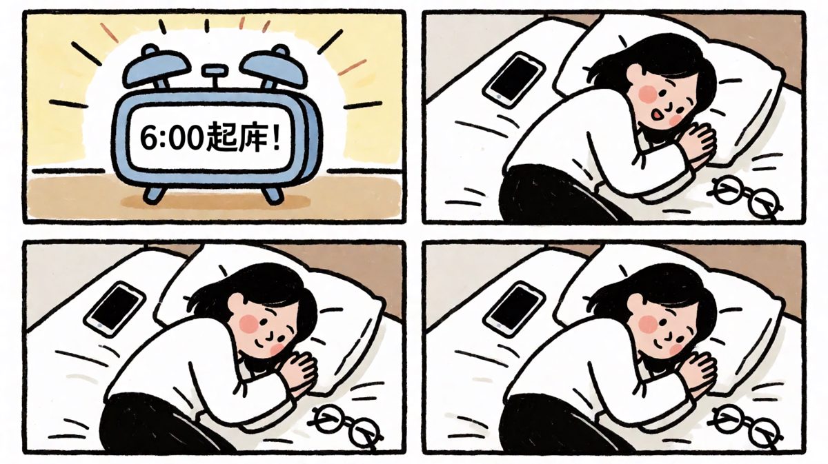 闹钟无情响起，新的一天开始了。