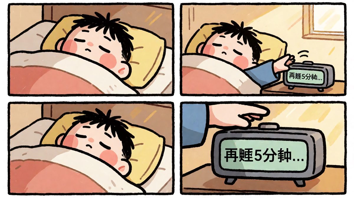 再睡五分钟，就五分钟……