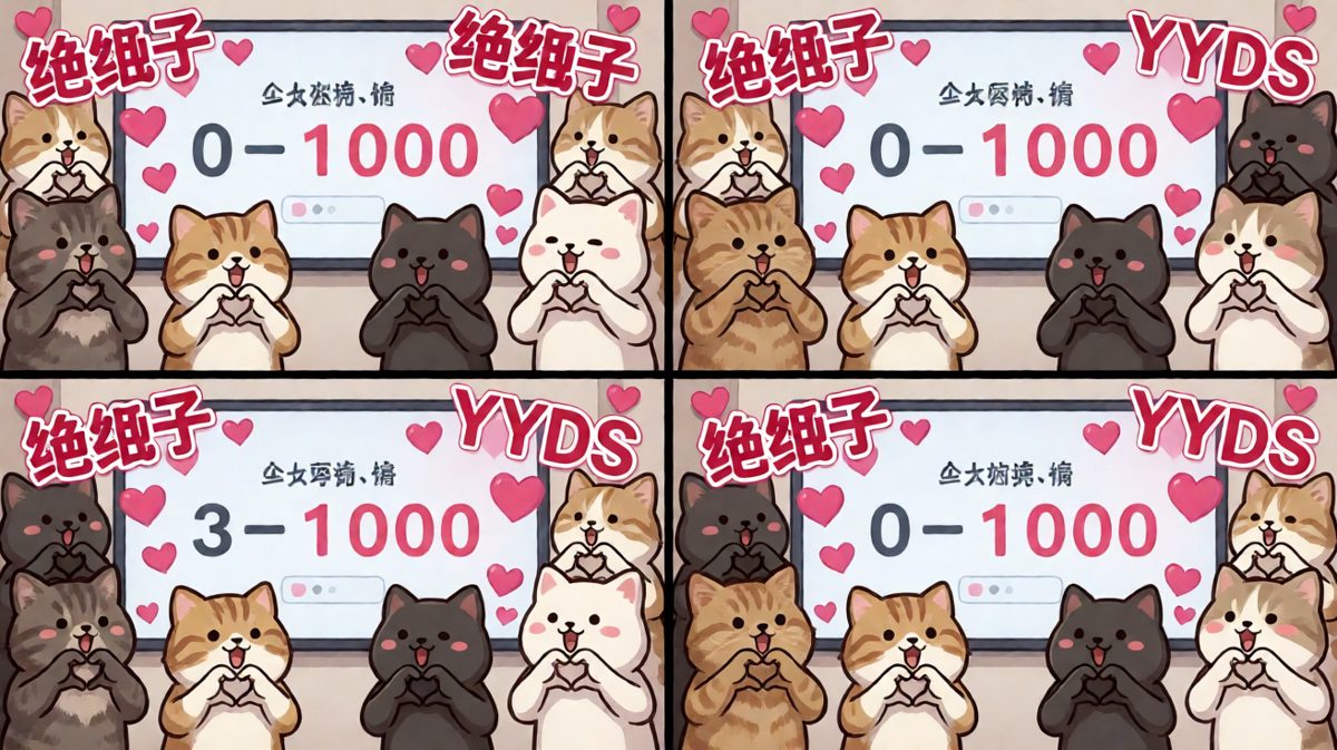 看到喜欢的内容，集体破防式吹爆