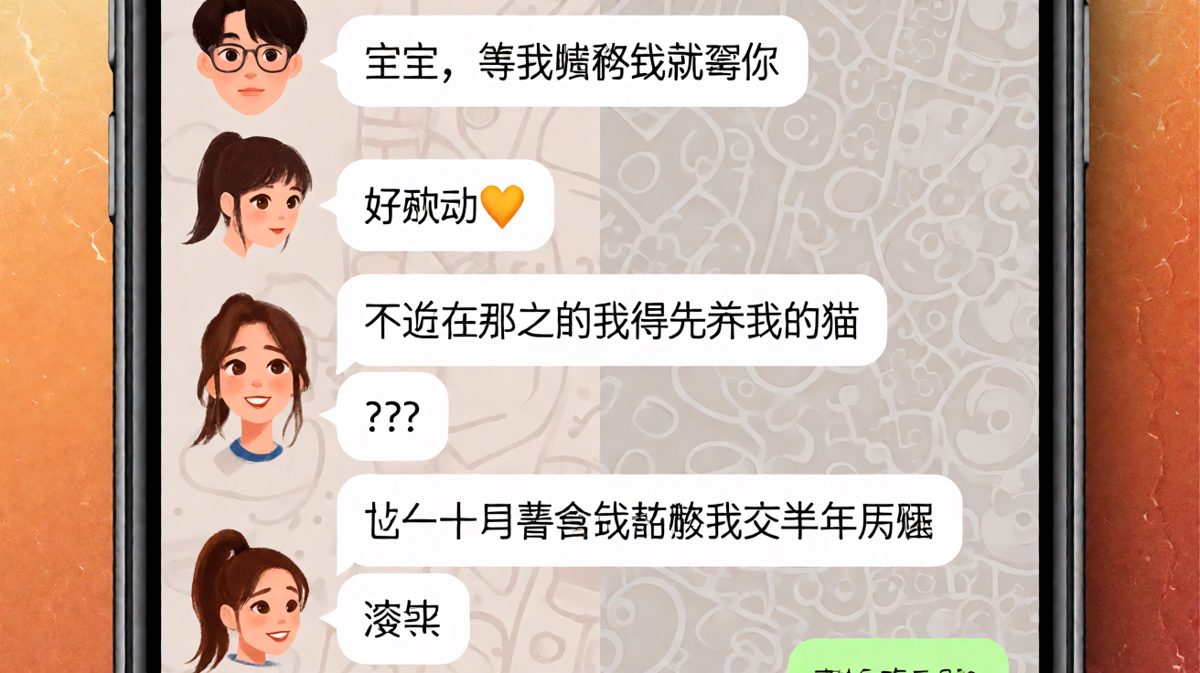 我要先养猫再养你，房租压力太大