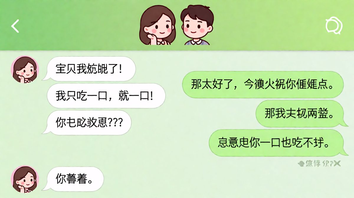 减肥陷阱：她说只吃一口，他默默多点了两盘肉。