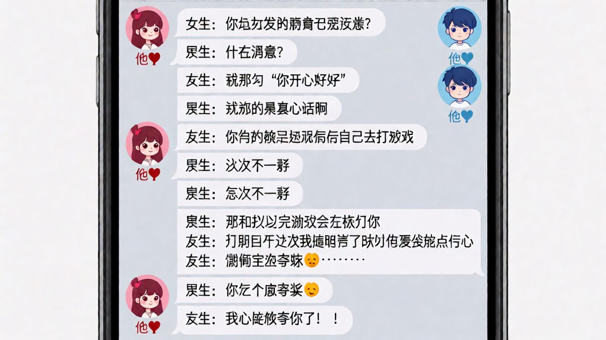 男生用'你开心就好'套路女生，被当场拆穿后的神反转。