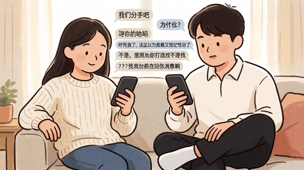 女生用「分手吧」试探男友，结果反向社死