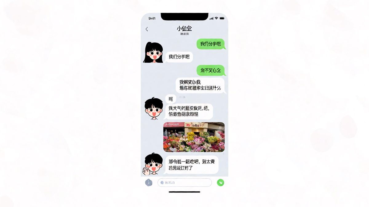 假装分手实则撒娇，结果被对方早有预谋反将一军