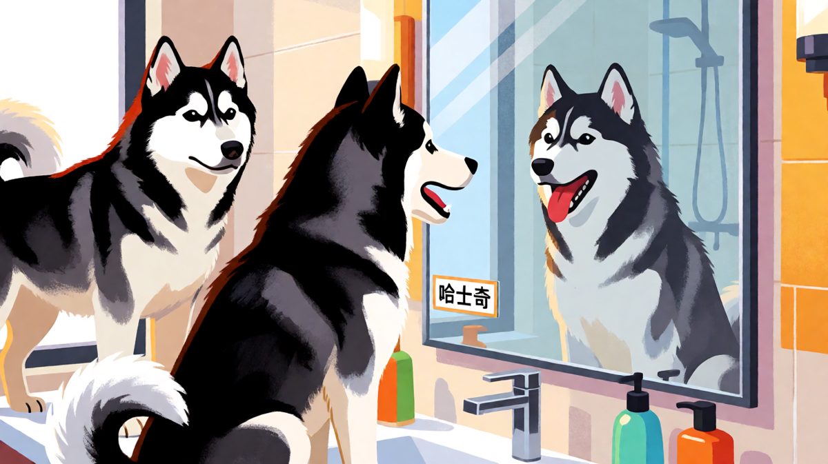 镜子那家伙骂我傻？来啊来啊！