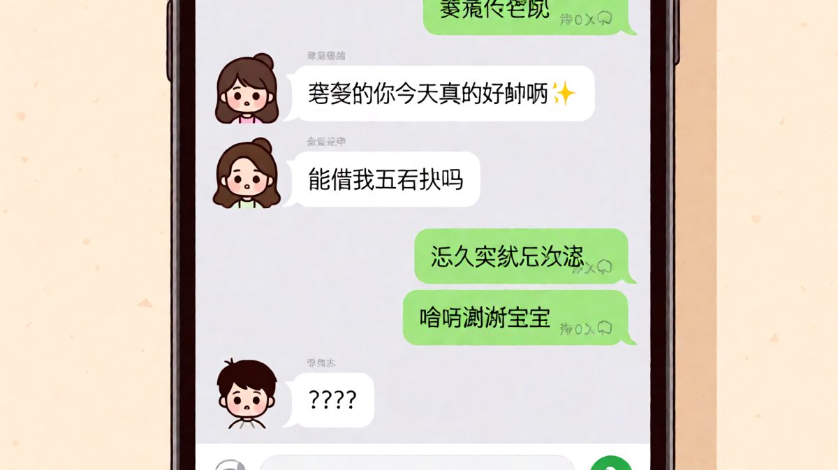 彩虹屁铺垫三句，只为借五百