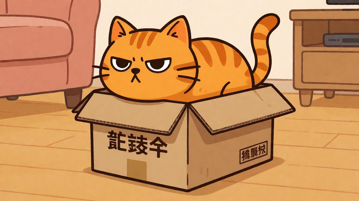 猫：只要我够硬，箱子就困不住我