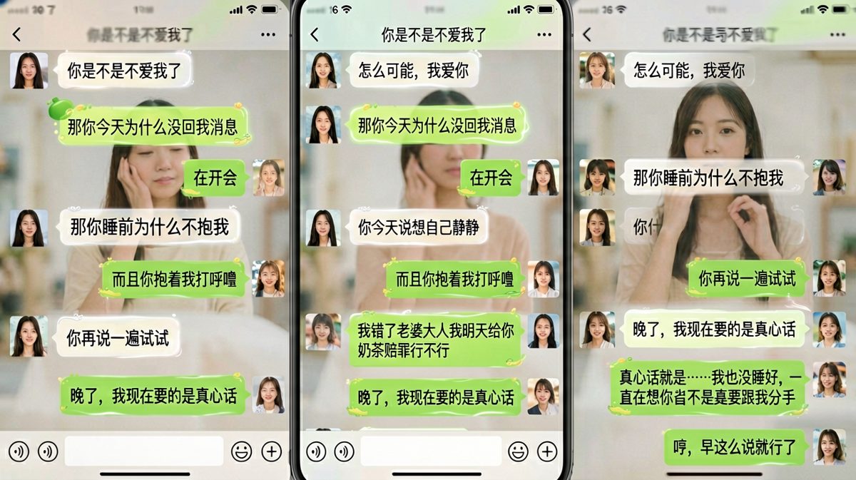 从质问到认怂再到反杀的情感过山车
