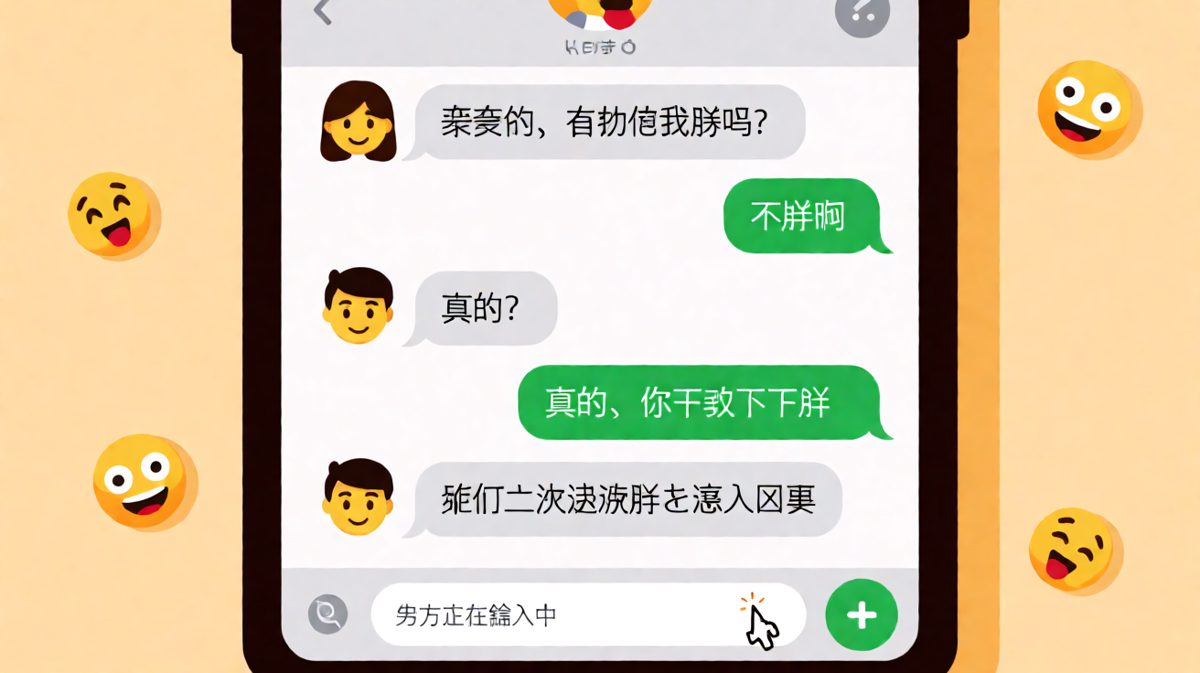上次说胖的是你妈不是你，但我不敢说