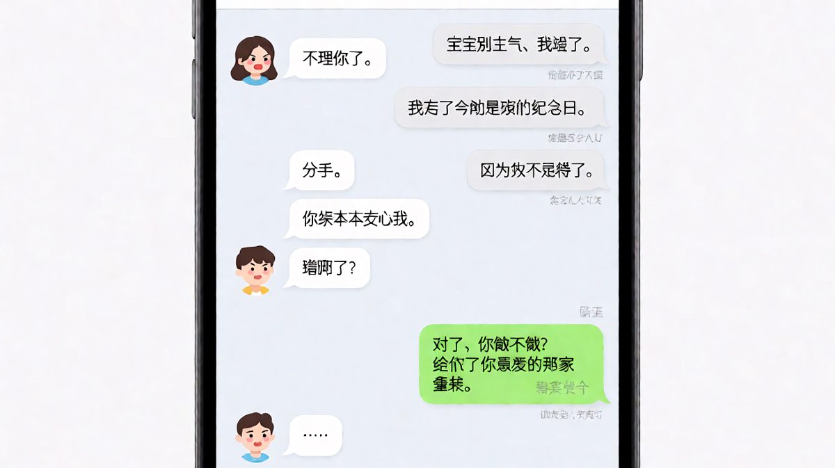 纪念日忘得一干二净，却用一块蛋糕成功化解危机。