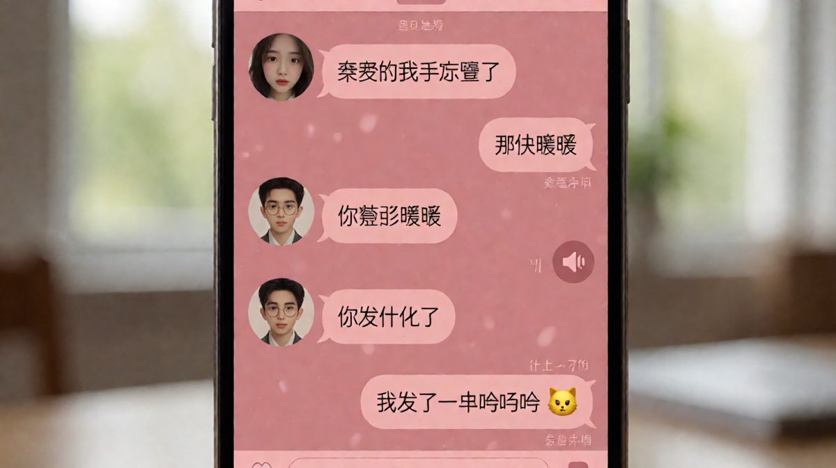 暖手请求变成搞笑回应