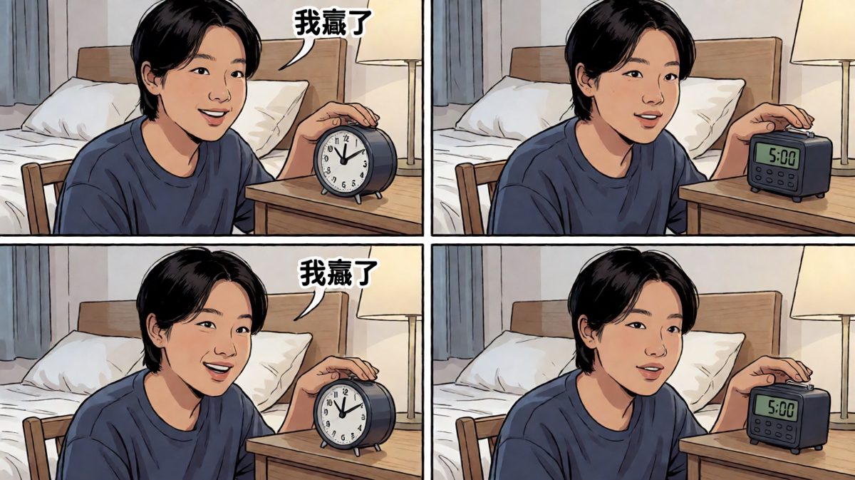 按掉闹钟的那一刻，我觉得自己掌控了人生。