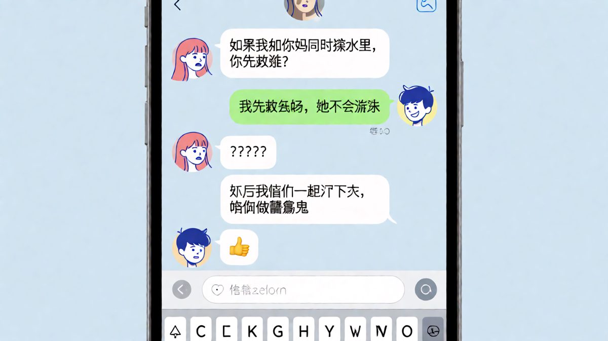 经典送命题，他用浪漫的方式通关了
