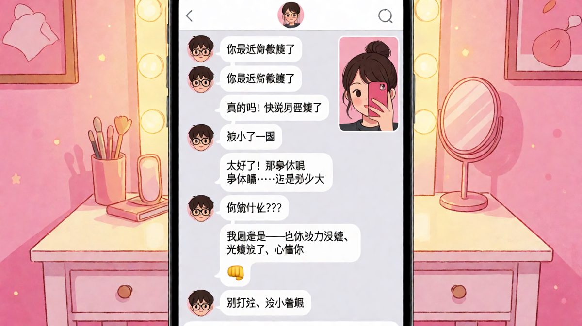 夸瘦脸却暴露重点，求生欲拉满
