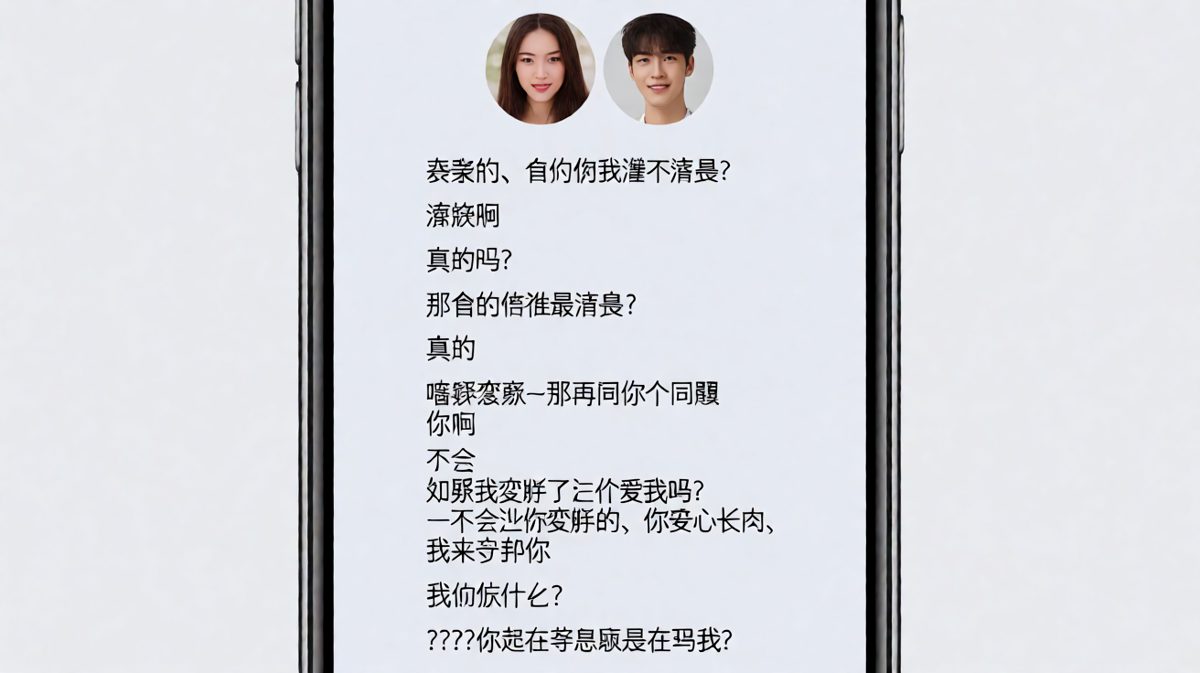 表面深情告白，实则土味情话翻车现场。