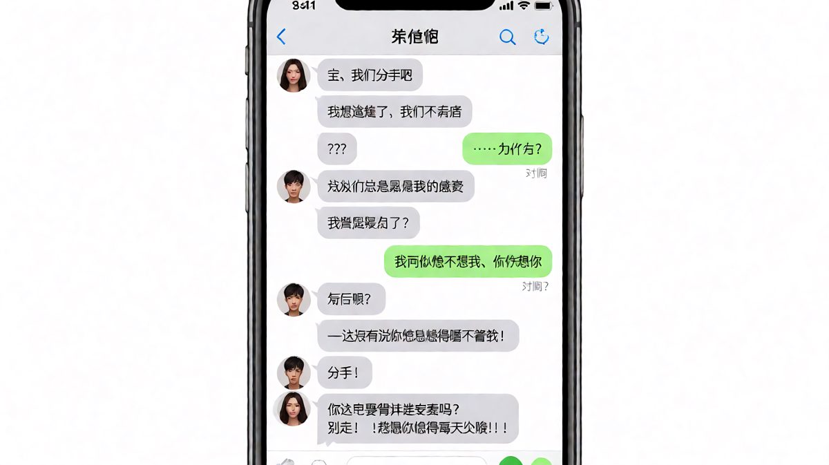 分手危机，原来只是因为男朋友答案不够标准。