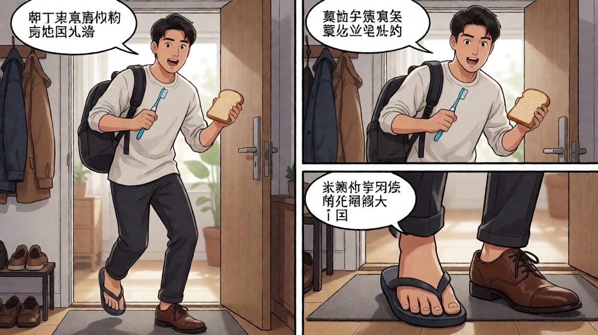 来不及了！早餐边走边吃！