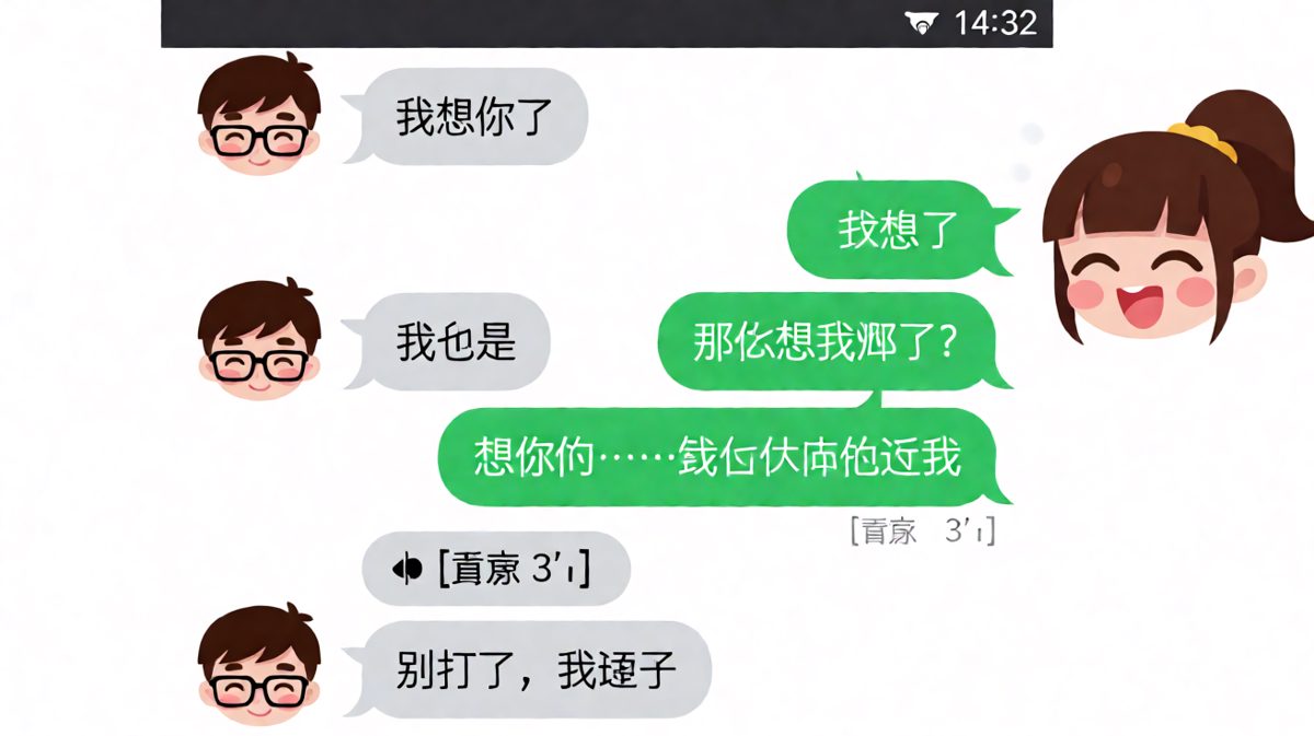 「想我哪了」→「想我的钱」—— 恋爱中的财务危机