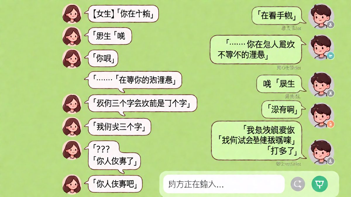 两个字男友的自我修养，突然深情反而更搞笑