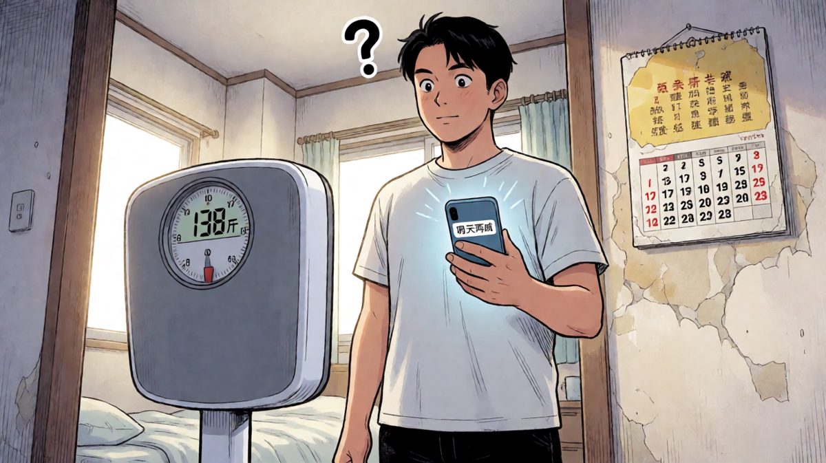 第二天上秤，flag当场碎裂。
