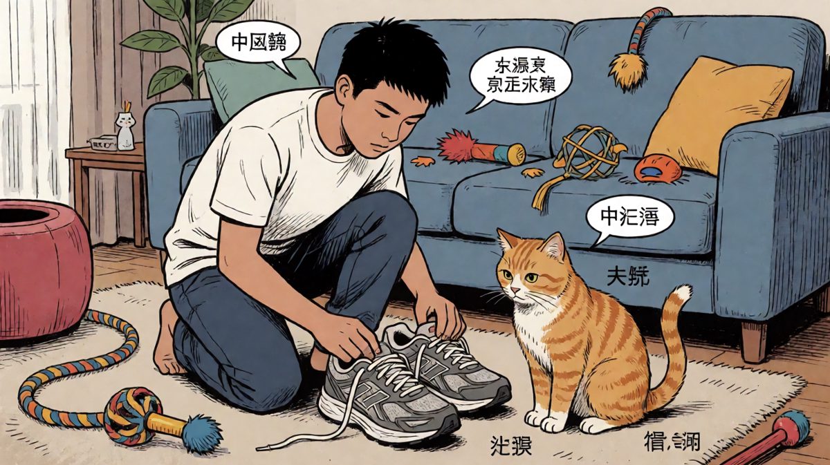 回到家一看，我的跑鞋被猫啃成这样了？！