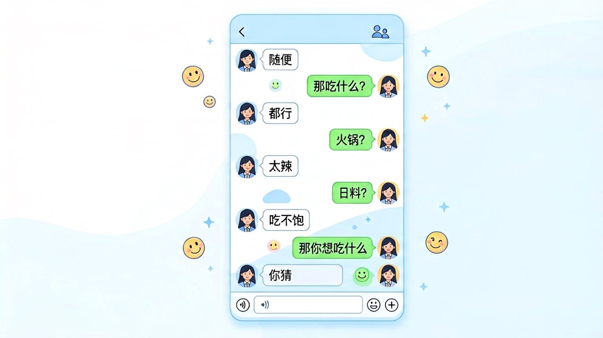 女生的随便连环暴击，最后一句你猜让男生彻底崩溃
