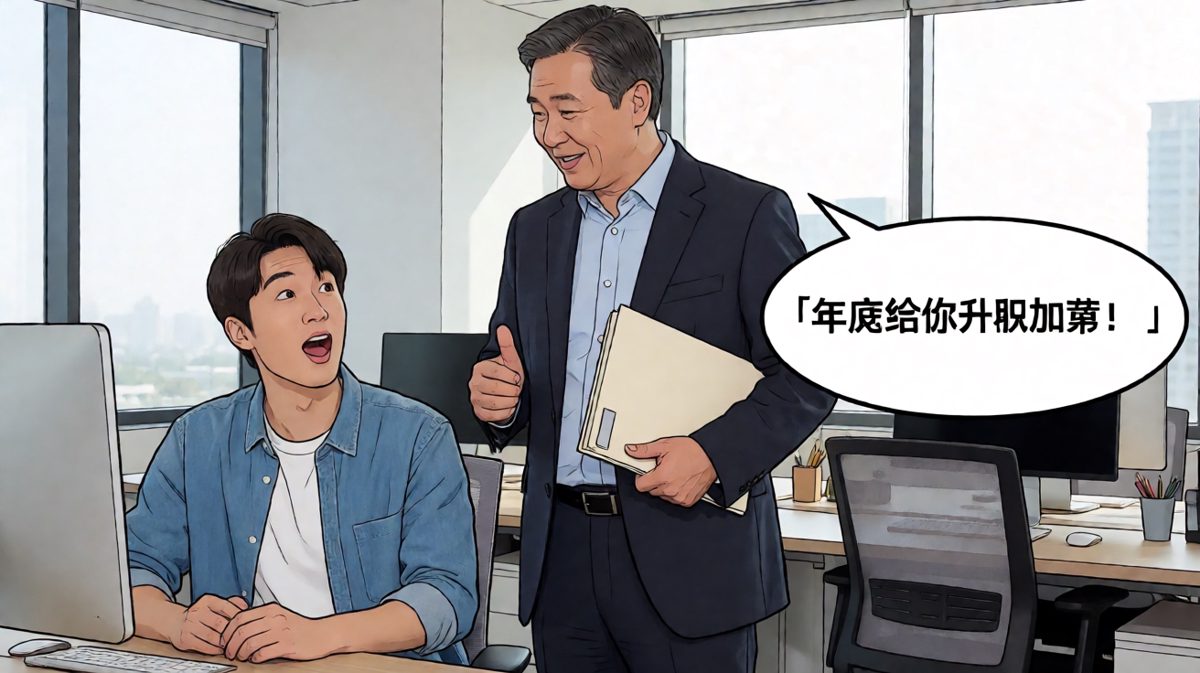 老板画饼：「年底升职加薪！」结果年终奖是一张大饼