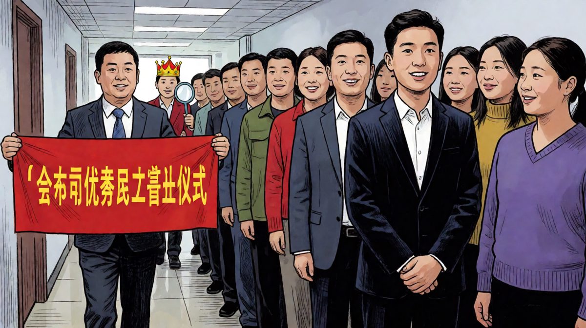 老板宣布晋升优秀员工，所有人期待的目光看向自己……结果升职的是老板的儿子