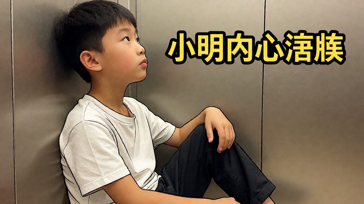 门终于关上了，小明在电梯里上演内心崩溃独角戏