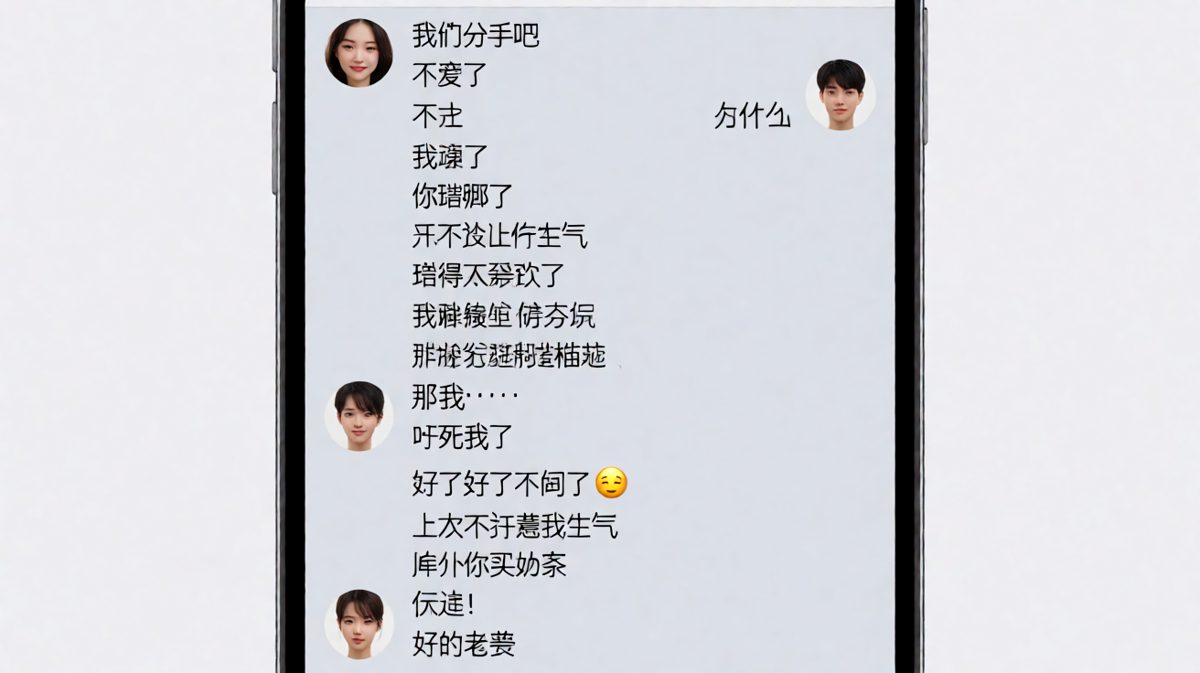 女生随口一说分手，男生求生欲拉满，最后靠一杯奶茶和解。