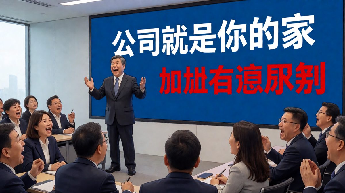 老板喊完“公司是你的家”后立刻补刀“那加班费就别想了”，全场表情管理瞬间失控，社畜心碎的声音震耳欲聋。