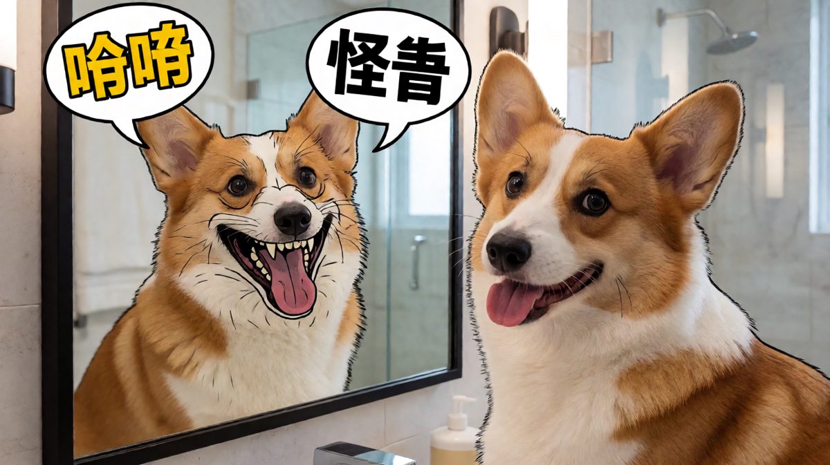 镜子里那个丑东西是谁！快滚出去！