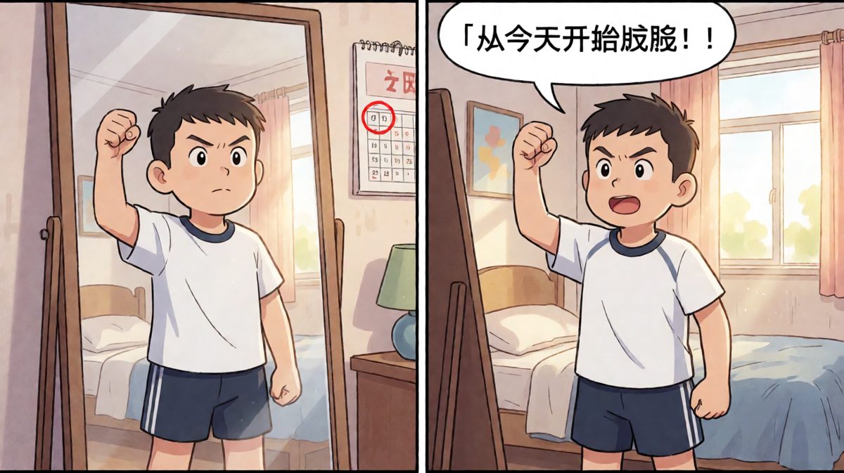 立flag：减肥决心满满