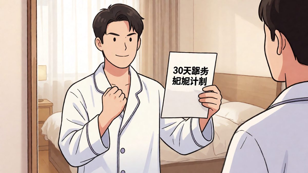 雄心勃勃立下Flag，坚信自己能坚持到底