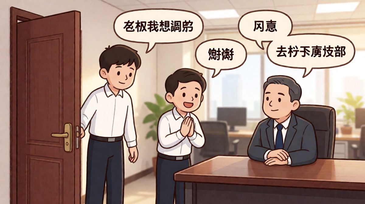 调岗请求的反转，从期待到失落的心碎瞬间