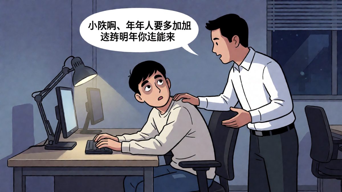 加班劝说的暖心反转，真相让人哭笑不得