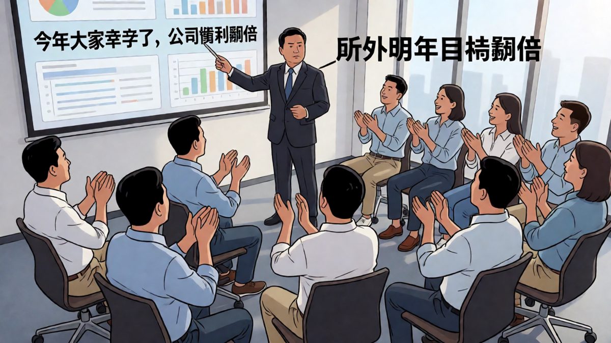 年终激励的反转，翻倍的目标翻倍的压力