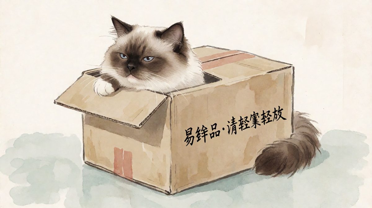 猫：此箱乃朕御赐，闲人勿扰
