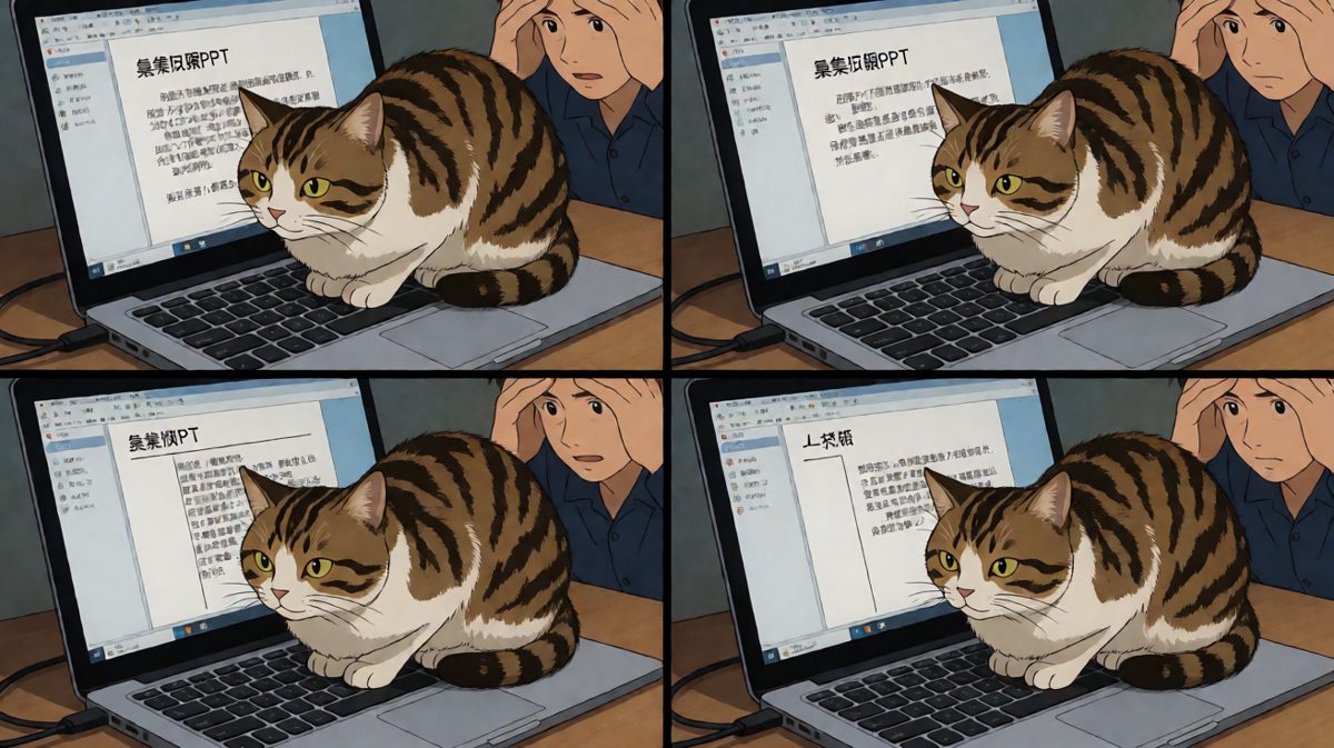 猫咪：你的PPT我帮你做了个全新版本