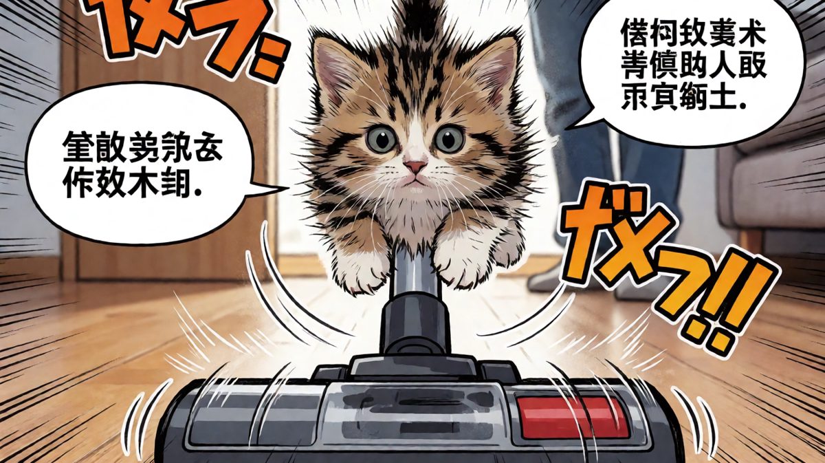 猫：这怪物吃掉了我的尊严！救命啊——！