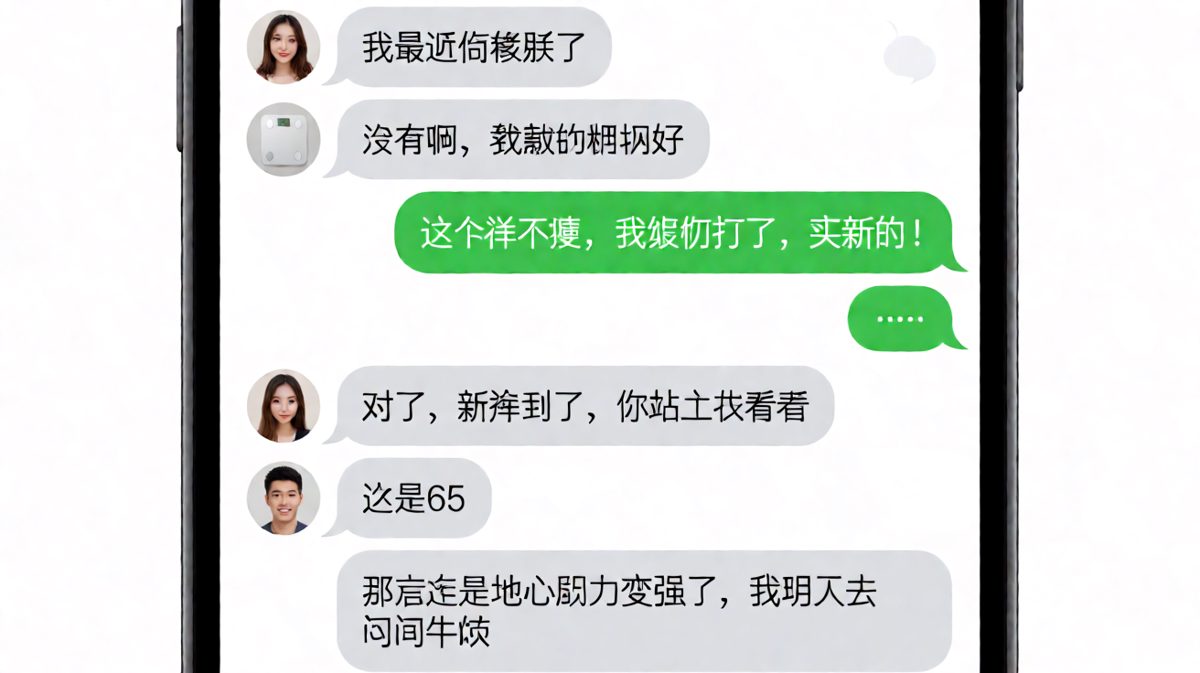 怪秤、怪地心引力，就是不怪自己