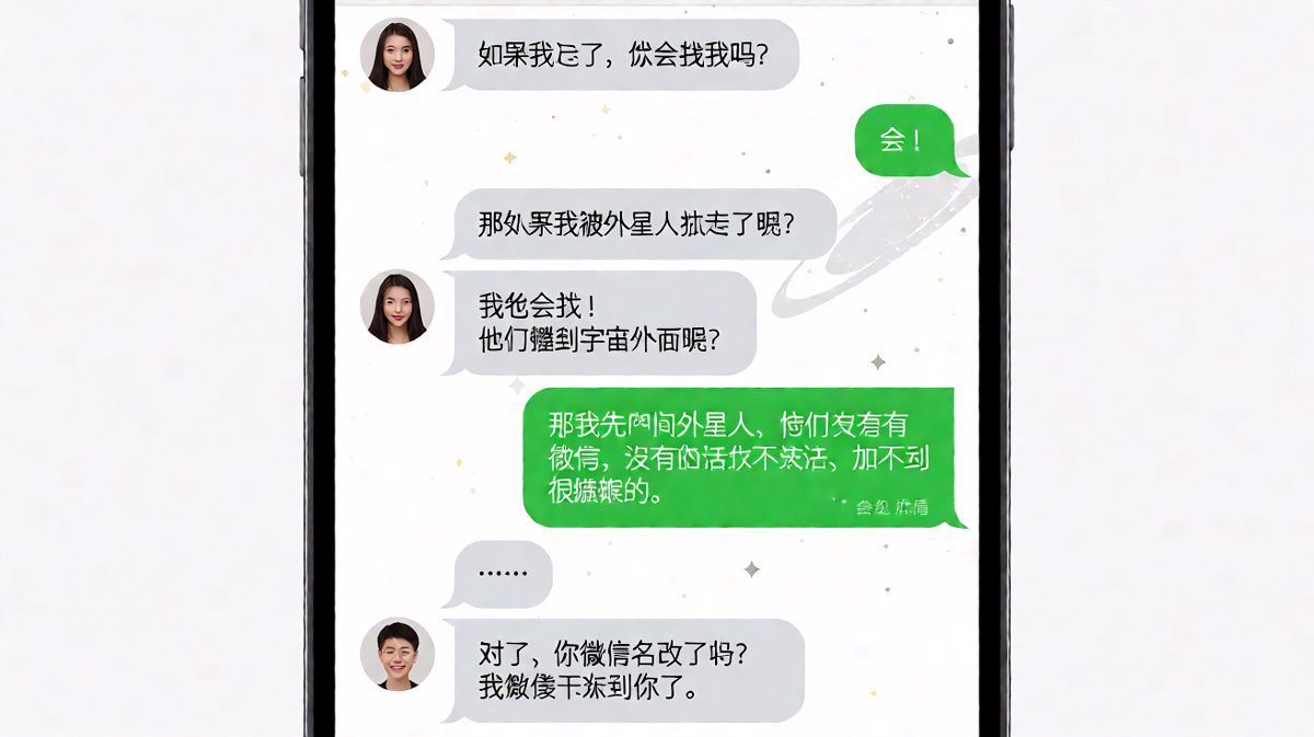 宇宙再大，也大不过懒得加微信