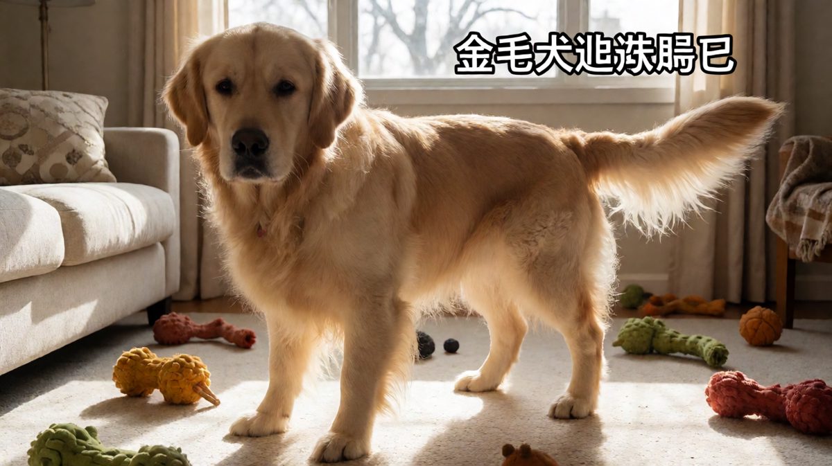狗狗追尾巴追到怀疑狗生