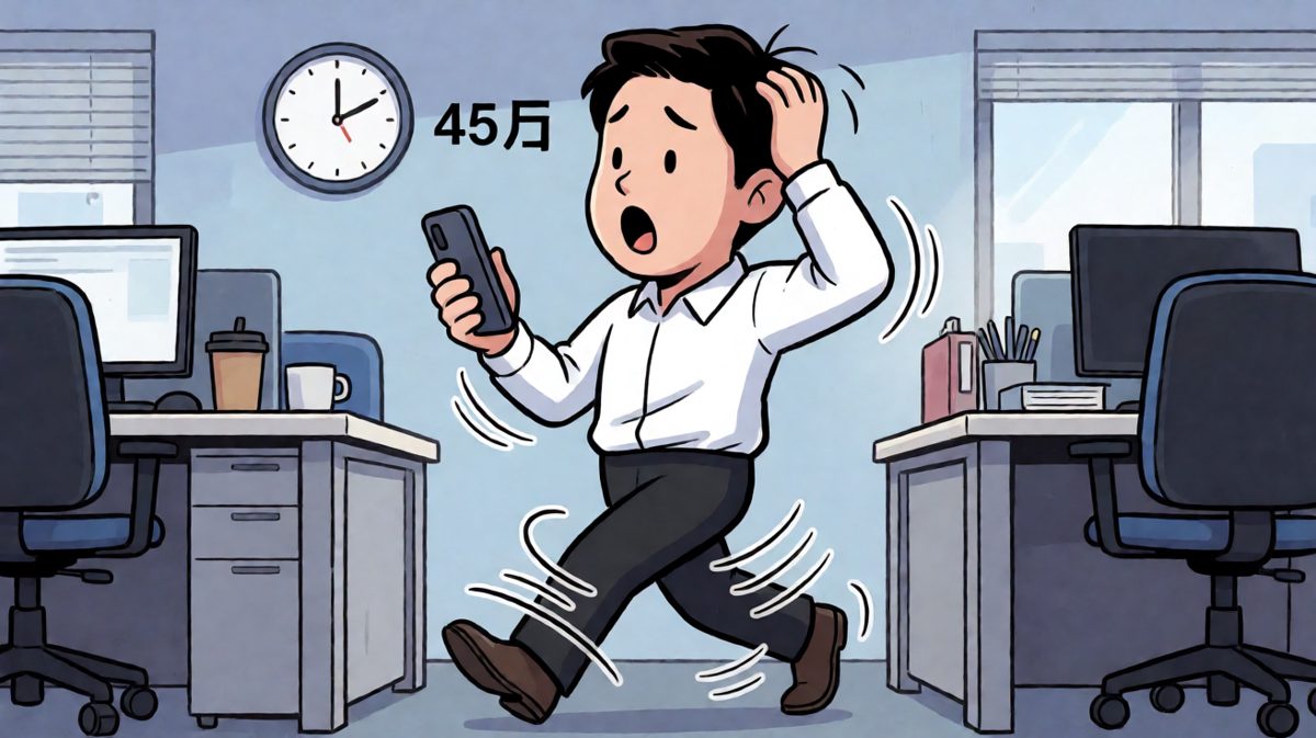 45分钟了，怎么还没到？！
