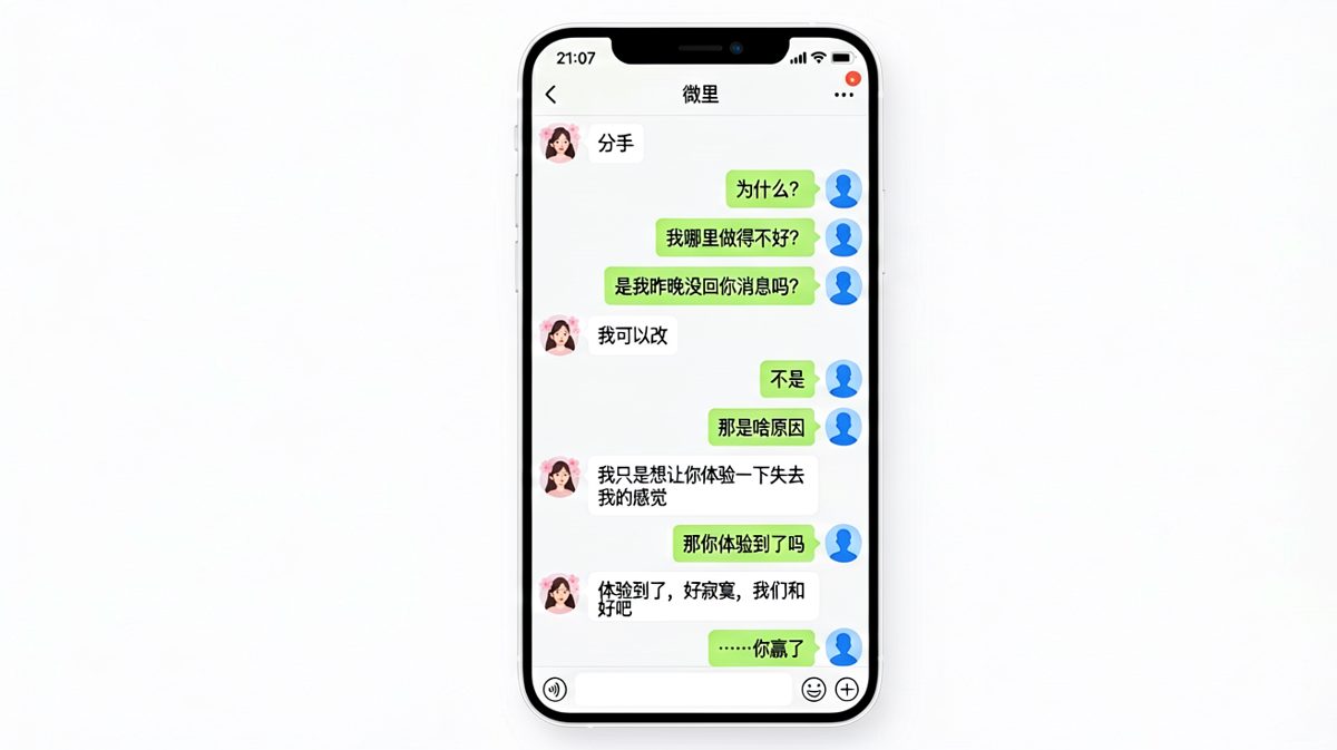 假装分手只为刷存在感，结果把自己玩进去了